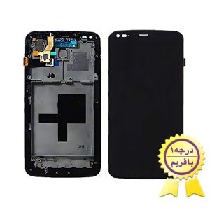 تاچ و ال سی دی گوشی ال جی جی فلکس  با فرم    LCD LG  G Flex  D958 with frame