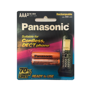 باتری نیم قلمی 550 panasonic