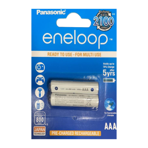 باطری نیم قلمی شارژی اصلی  panasonic eneloop ژاپن
