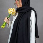 شال مشکی زیبا