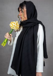 شال مشکی زیبا