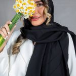 شال مشکی مجلسی