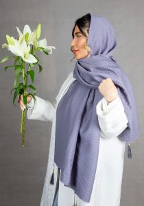 شال طوسی ساده